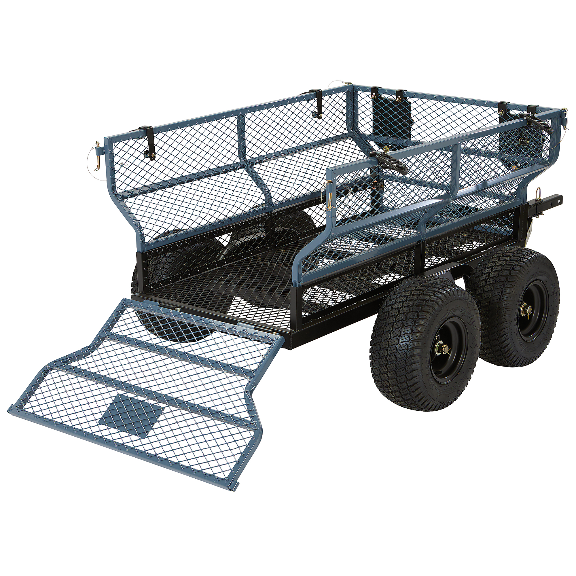 Strongway Utility Trailer, 1600-Lb. Load Capacity, 60in.L x 30in.W, Steel Frame